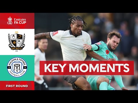 Port Vale v Maldon & Tiptree | Key Moments | First Round Proper | Emirates FA Cup 2025-26