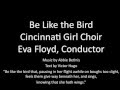 Be Like the Bird by Abbie Betinis, Cincinnati Girl Choir, Eva Floyd conductor
