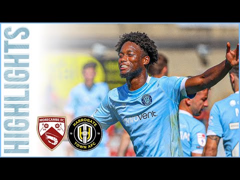 FC Morecambe 1-2 AFC Athletic Football Club Harrogate Town 