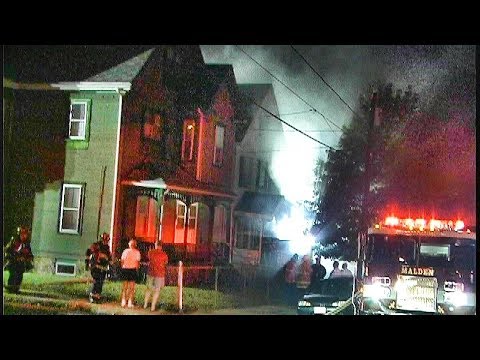 Meridian St Malden 2 alarm fire    9/24/2003..