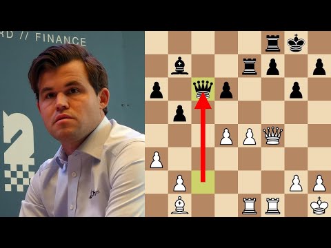 Absolutely FANTASTIC! Carlsen performs a MIRACLE on the board!