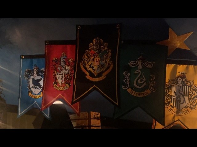 Vídeo relacionado con Harry Potter Hogwarts Crest Banner All Four House Wall Hanging Flag Banners Multi Medium