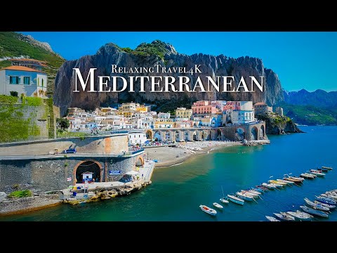 Mediterranean Sea 4K - Relaxing Travel Video with Calming Music