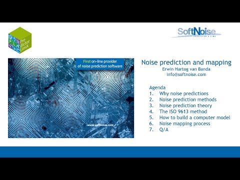 Webinar Noise prediction and mapping, 7 april 2020