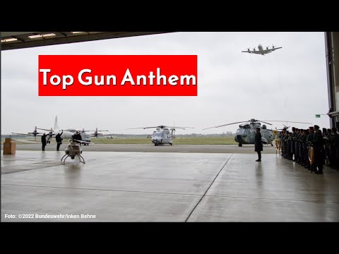 "Top Gun Anthem" Heeresmusikkorps Hannover mit P-3C Orion und NH-90 NTH 18.11.2022 Marineflieger