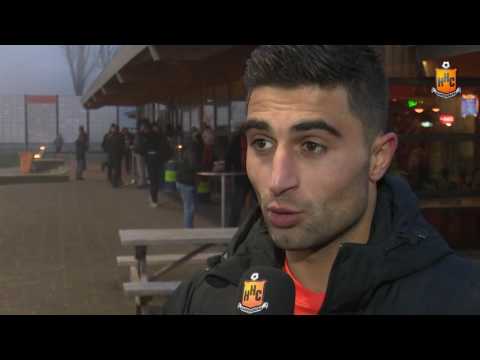 Reactie Sargon Gouriye op HHC Hardenberg - AFC