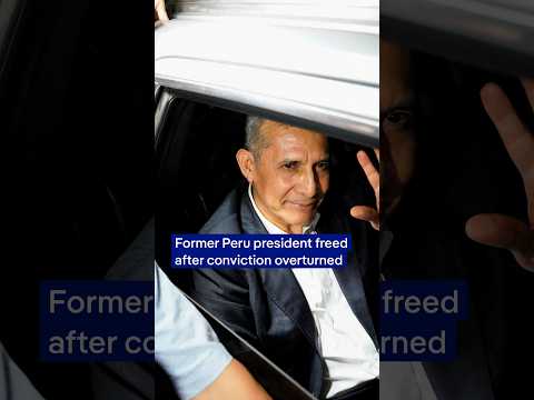Former Peruvian president freed after conviction overturned | DW News