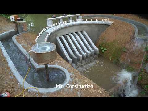 BLOCKING The STREAM To Build 220V HYDROPOWER