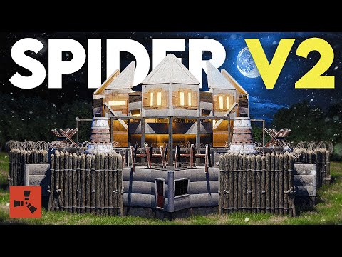 The Spider V2 - The PERFECT Solo/Duo RUST Base FOR YOUR WIPE - 2025