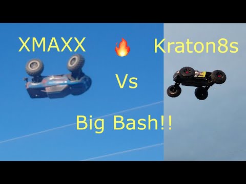 Kraton 8s vs Xmaxx 8s Bash!!!