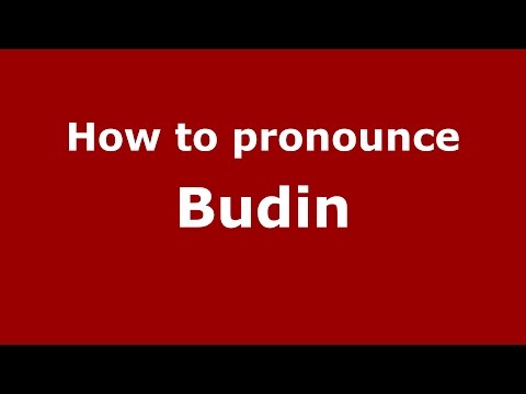 How to pronounce Budin (Spanish/Argentina) - PronounceNames.com