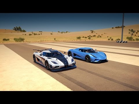 Koenigsegg REGERA vs. Koenigsegg ONE:1 Drag Race | Forza Horizon 3