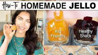 How To Make Healthy Homemade JELLO with ONLY 2 INGREDIENTS | Gut Healing & Kid Friendly Snack
