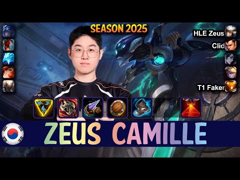 HLE Zeus CAMILLE vs SHEN Top - Patch 25.10 KR Ranked | lolrec