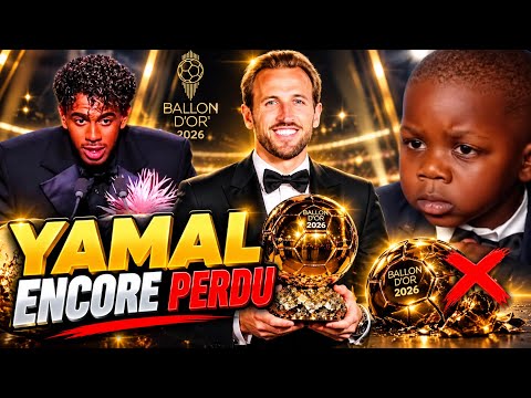 Incroyable aujourd’hui à Londres Harry kane remporte le ballon d’or devant…….