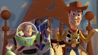 Toy story Buzz falls with style