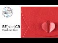 C7 Cardinal Rouge Papillon Enveloppes 250g/m² 