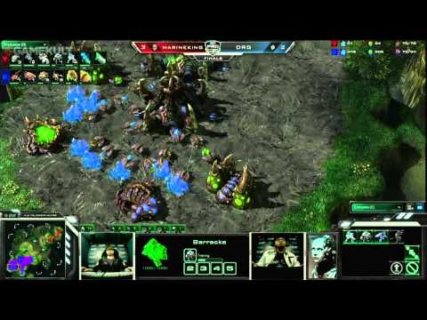 (HD443) Marineking vs DRG - TvZ - Game 3 MLG - Starcraft 2 Replay [FR]