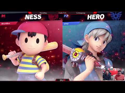SIUE Weekly 2/20/20 SSBU Singles MichMex (Ness) vs Crimepoop (Hero)