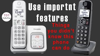 How to use Panasonic Cordless DECT 6.0 Digital Phone System Link2Cell with Bluetooth