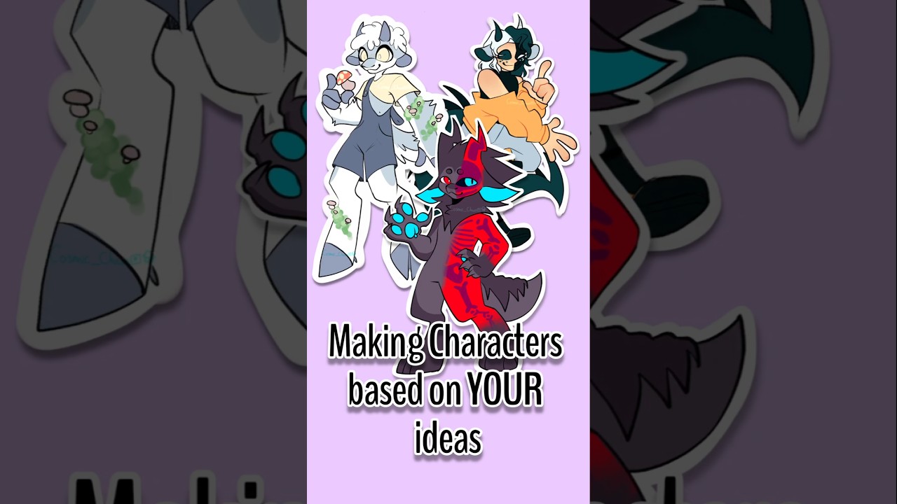 Characters Based On YOUR Ideas #art #ibispaintx #characterdesign #ideas @PapayaThePierrot