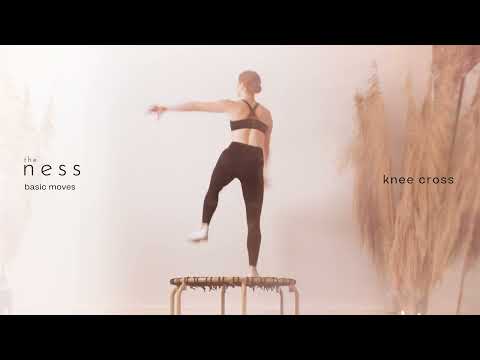 Trampoline Fitness Basics: Knee Cross