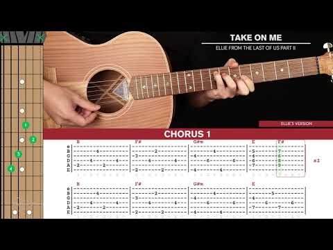 Take On Me Guitar Cover Ellie The Last Of Us Part II 🎸|Tabs + Chords|