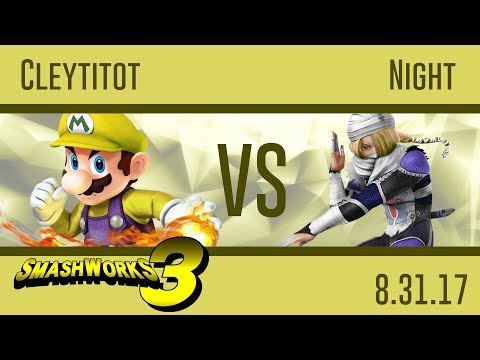 Cleytito (Mario) vs Night (Sheik) - SmashWorks 3 - Wii U