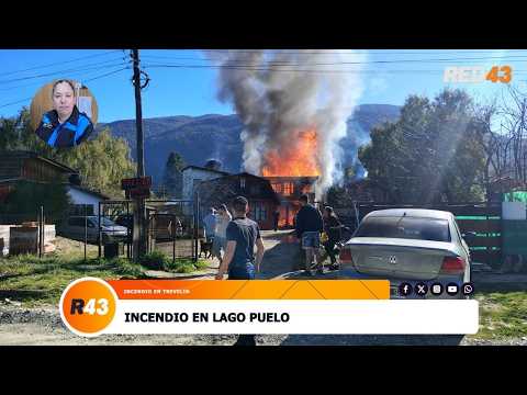 INCENDIO EN LAGO PUELO