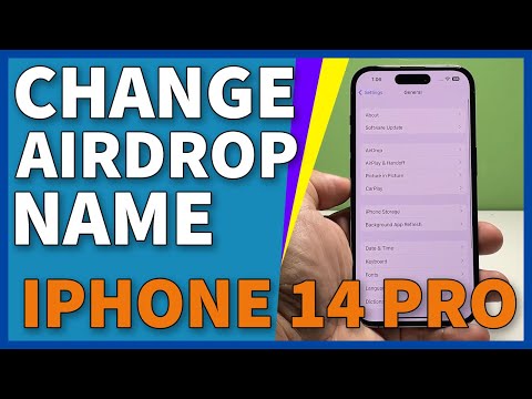 How To Change The AirDrop Name Of Your iPhone 14 Pro