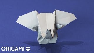 How to Make an Origami Elephant Head 🐘 Tutorial (Stéphane Gigandet)