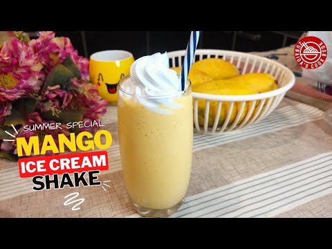 Mango Ice Cream Shake. A Delightful Drink for Summer | Zubaida Cookbook