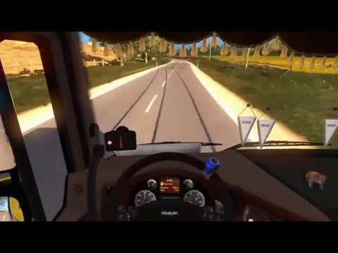 Euro Truck Simulator 2 1.26 gameplay (DAF XF 105)