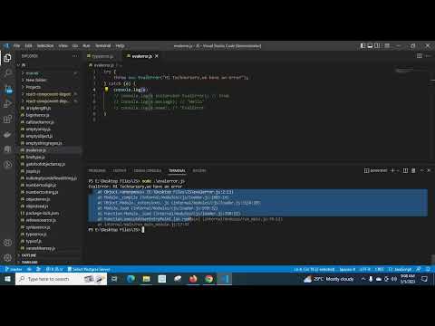 Evalerror Explained Different Error Types In Javascript Eval Solved With Try Catch Method