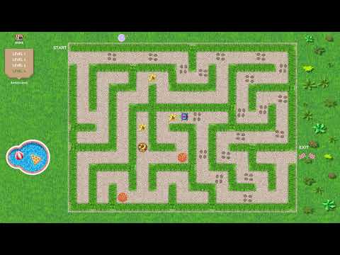 Catch That Pizza! Maze Game