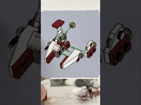 Lego Star Wars Minibuild - A-Wing Starfighter #lego #starwars #minibuild #awing