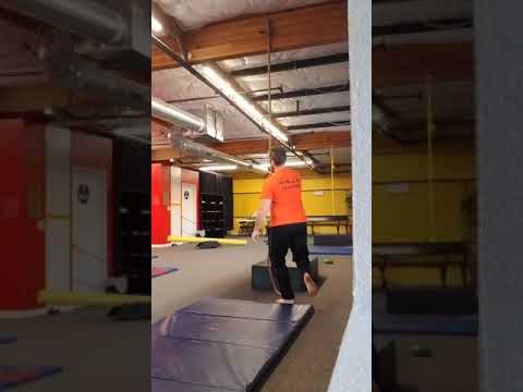 Flying Dutchman Rope Swing  - Ninja Dojo Kids Ninja Class Citrus Heights