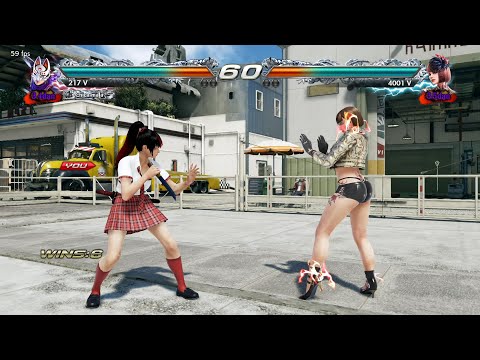 L7 35_7 Kunimitsu vs Anna Willians Ryona - Tekken 7 ( Anakin x24 ) Gameplay PC Gtx 1070 Ti 8GB  4.20
