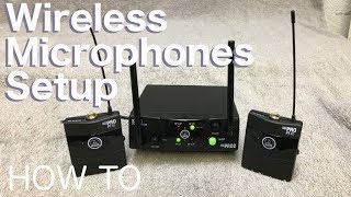 Video thumbnail for Setting up a Wireless Microphone System (how to) AKG WMS40 by MegaSafetyFirst