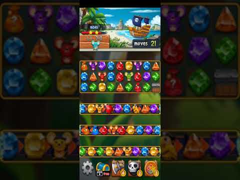 Jewel Chaser 💎 Level 210 ⭐⭐⭐ 2021 - Jewels & Gems Match 3 Puzzle no Booster 👑 Android Gameplay ✅
