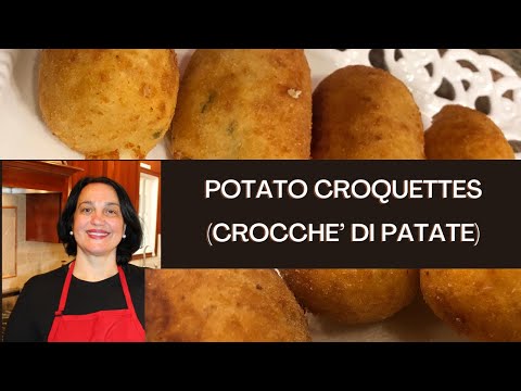 Italian Potato Croquettes | Potato Croquettes Recipe |  Crocche’ di Patate
