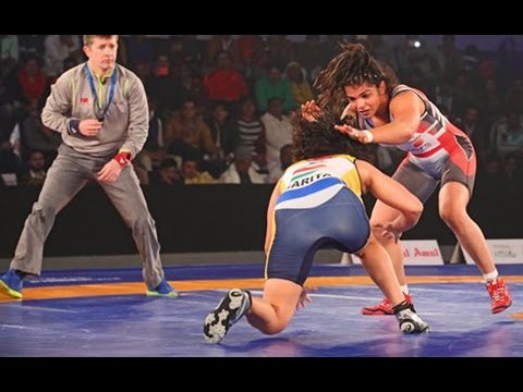 PWL 2017: Sarita VS Sakshi Malik 13th Jan | Mumbai Maharathi Vs Colors Delhi Sultans