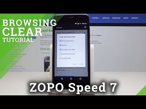 Zopo Speed 7   Reset Browsing Data