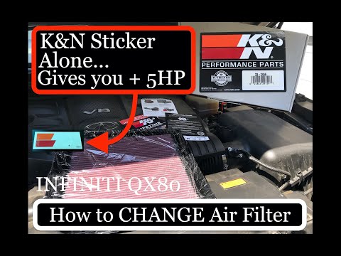 How to Install K&N AIR Filter on Infiniti QX80 Guaranteed to Improve Performance and Gas Mileage