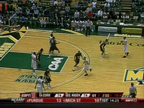 Virginia Commonwealth v. George Mason - 2 of 2 - 2010 Feb. 9 - Last 3 Minutes