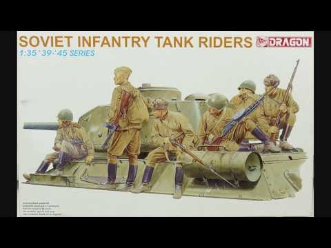 DRAGON 6197 1/35 Soviet Infantry Tank Riders 