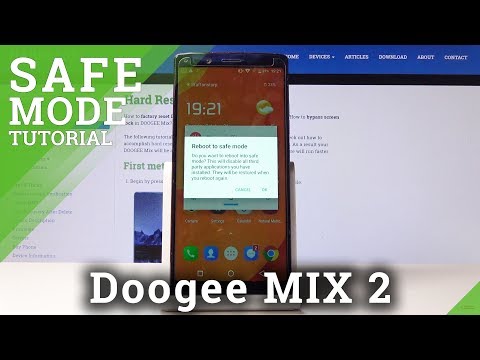 Safe Mode in DOOGEE Mix 2 - Diagnostic Mode