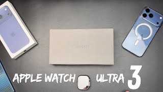 Apple Watch Ultra 3 Unboxing + Setup *Black Titanium