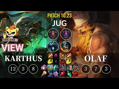 SG-S View Karthus vs Olaf Jungle - KR Patch 10.23