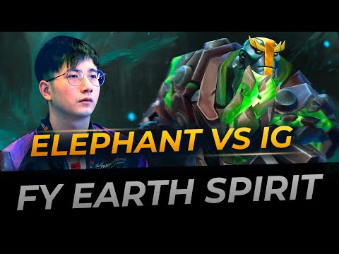 Elephant.fy GOD Earth Spirit | Full Gameplay Dota 2 Replay